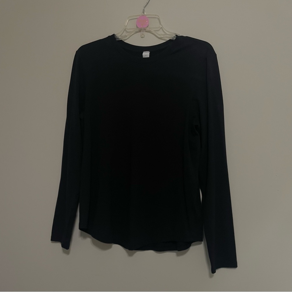lululemon athletica Black Long Sleeve Tee Size 8‎ ~ Style: Back in Action